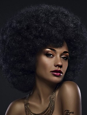 Curly Hair Perücken mit Bangs natürlich aussehende kurze Afro Curly Perücke