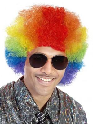 Synthetische Clown Perücke für Männer Frauen Cosplay Anime Party Weihnachten Halloween Fancy Lustige Perücken