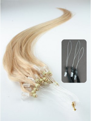 Ideal Blonde Straight Micro Loop Ring Haarverlängerungen