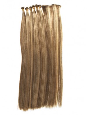 Straight Remy Echthaar Blonde Trendy Schussverlängerungen