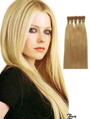 Blonde Straight Stick / I Tip Haarverlängerungen