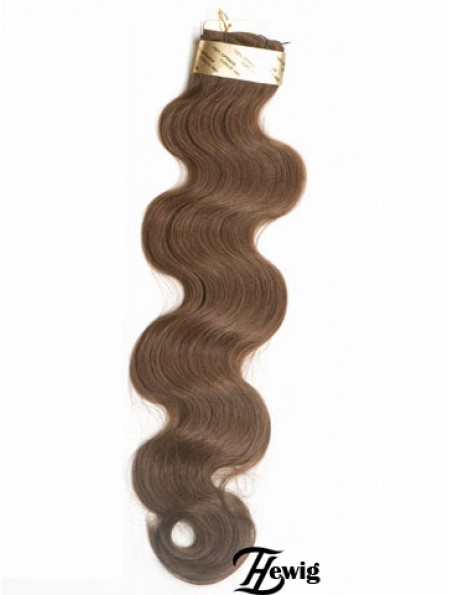 Brown Wavy Stick / I Tip Haarverlängerungen