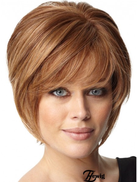 Kurze Bob Frisuren Remy Mensch Capless Bobs Cut Auburn Farbe