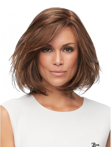 Brown Layered Straight 12 Zoll Remi Echthaar