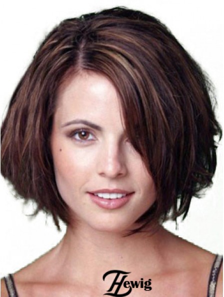 Blonde Bob Perücken Kinn Länge Spitze Front Bobs Cut Straight Style