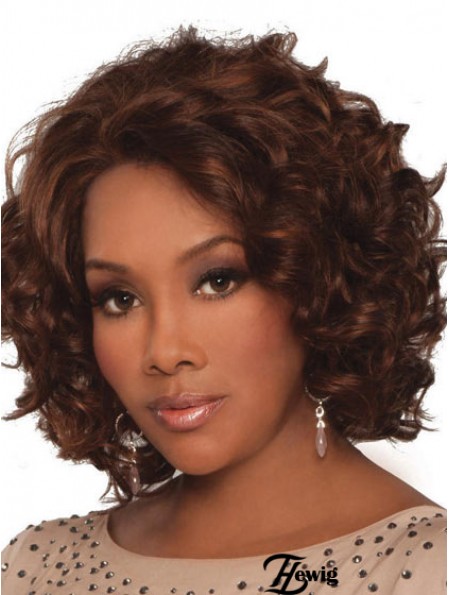 Indian Remy Lace Front Chin Länge Curly Style African Styles
