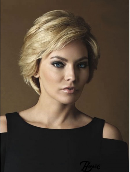 Lace Front Perücken Günstige Layered Cut Straight Style Short Length