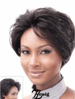 Fabulous Auburn Short Straight Layered Lace Front Perücken