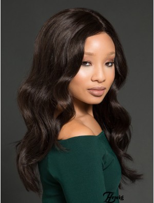 Afroamerikaner Perücken Großbritannien mit Remy Human Full Lace Wavy Style