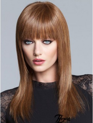 Yaki mit Pony Long Brown Fabulous Lace Front Perücken