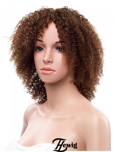 Kurze Afroamerikaner Frisuren Remy Human Lace Front Brown Farbe