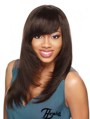 18 Zoll Brown Lace Front Perücken für schwarze Frauen