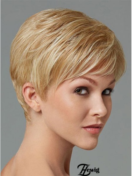 Synthetisches Haar zum Verkauf Boycuts Cropped Length Blonde Farbe