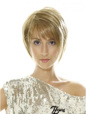 Kinnlänge Straight Lace Front Perücken Online