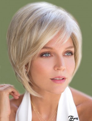 Blonde Monofilament Synthetic 10 inch Bob Style Wig
