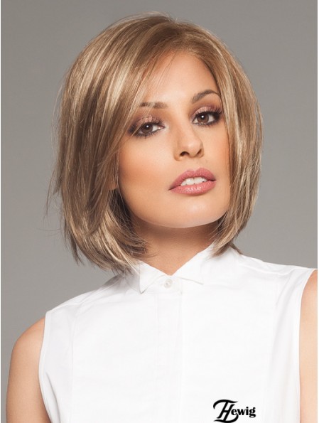 Kinn Länge Blond Wunderschöne 10 Zoll Straight Bob Perücken