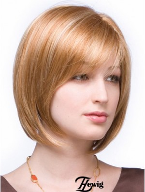 Spitze vorne Kinn Länge gerade Auburn Ideal Bob Perücken