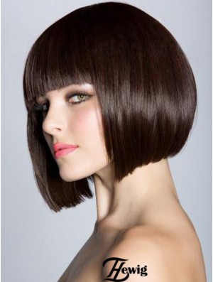 Bob Wigs For Women Chin Length Straight Style Bobs Cut