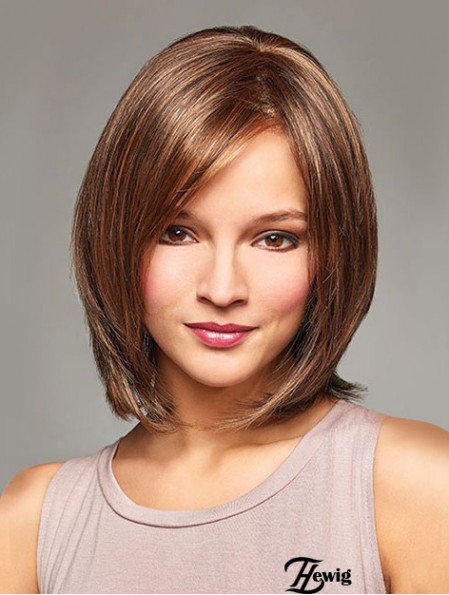 Blonde Bob Perücken mit Monofilament Straight Style Chin Länge