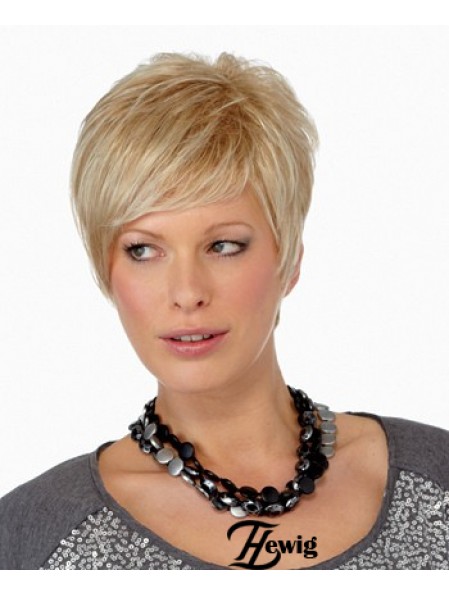 Boycuts Straight Blonde Capless Ideale kurze Perücken