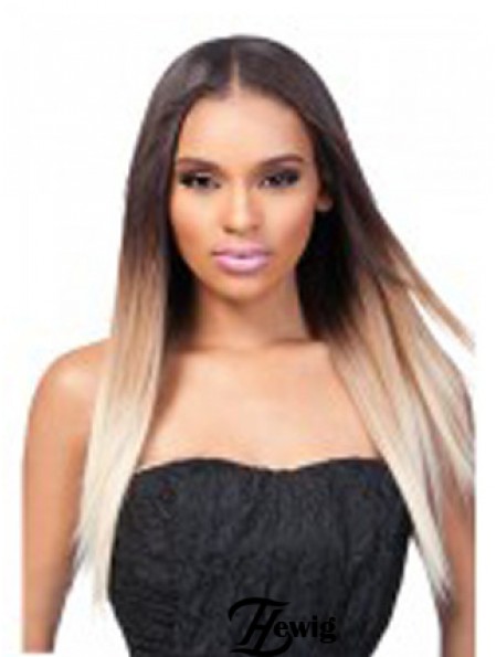 20  inchOmbre / 2 Tone Lace Front Perücken für schwarze Frauen