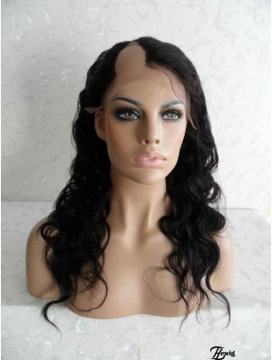 Flexibilität Black Long Wavy U Part Perücken