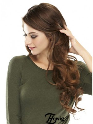 Online Brown Wavy Remy Echthaarspange In Haarteilen